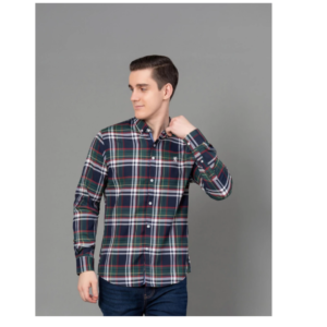 RED TAPE Men Regular Fit Check